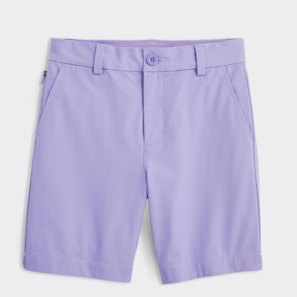 Vineyard Vines Boys Purple Performance Shorts